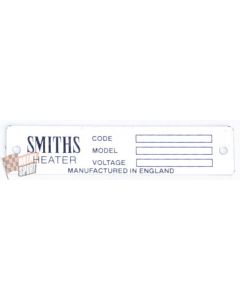 Smiths Heater Sticker