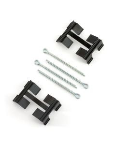 LX0033 Brake pad fitting kit to suit the 2 pot brake calipers on Mini models 1984on fitted with 8.4" brake discs.