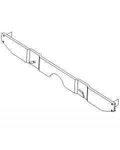 MCR11.32.02.00 Horizontal rear subframe mounting panel for all Mini models '59-'91 except Van and Pick-up