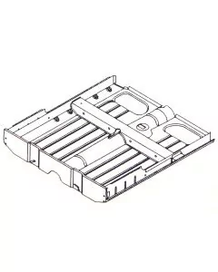 MCR31.33.00.00 Complete floor assembly, square shaped tunnel, Mini Van and Pick-up Mk1 and Mk2 models.
