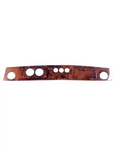 Burr Walnut 2 Clock - LHD Dash Chrome Rings + 3 extra 