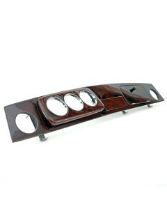 Burr Walnut Dashboard with 3 clocks for Classic Mini