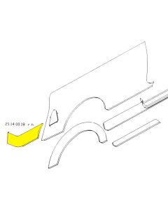 MCR21.14.00.18 RH Rear Lower Corner Repair Mini Van/Traveller