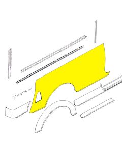 MCR21.14.00.08 RH Rear Side Panel Mini Traveller Mk1-2