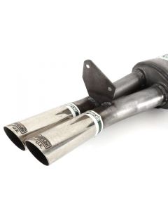 Maniflow Twin Silencer 2'' DTM Side Exit Exhaust for Mini Injection Models