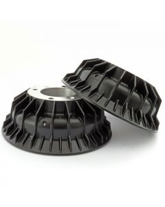Superfin Alloy Mini Brake Drums - Black Edition
