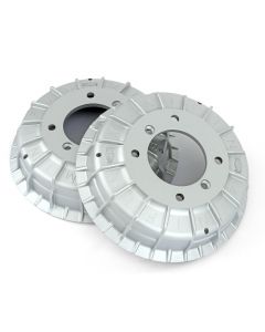 Alloy Minifin Brake Drums for Classic Mini