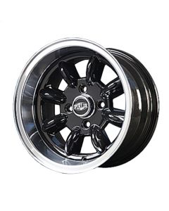 7 x 13 Superlight Split Rim Wheel - Black/Polished Rim