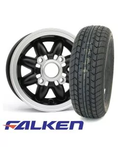 4.75" x 10" Rose Petal Alloys - Falken FK07 Package