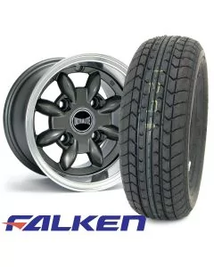 6" x 10" anthracite Ultralite alloy wheel and Falken FK07-E tyre package