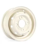 Cooper S 3.5" x 10" Steel Wheel - Old English White 