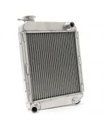 Radiator - 2 Core SuperCool - High flow - Alloy - Rear Overflow