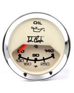 John Cooper Oil Temperature Gauge - Magnolia and Chrome