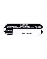 Austin Chassis/Engine Plate 