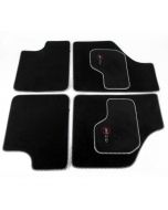 Cooper Logo Luxury Binded Carpet Mat Set