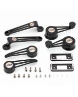 Cooper Door Furniture Kit - Black - Window Winder - Door Pulls - Door Opener