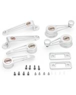 Cooper Door Furniture Kit - silver - Window Winder - Door Pulls - Door Opener