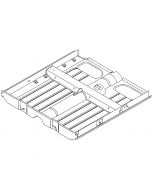 MCR11.33.00.00 Complete floor assembly, round shaped tunnel, Mini Mk1 models.