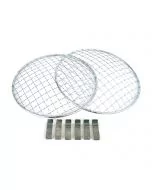 7" Headlamp Guards in Stainless Steel for Classic Mini (Pair)