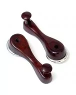Burr Walnut Window Winder Handles pair 