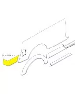 MCR21.14.00.18 RH Rear Lower Corner Repair Mini Van/Traveller
