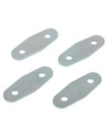 Mini Door Hinge Plates  - set 4 - Plated