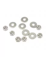 SMBFK007 Classic Mini bumper fitting kit with stainless steel UNF nuts and washers to mount both bumpers