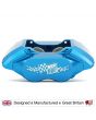 Blue 8.4" Mini Sport Mini 4 Pot Alloy Calipers