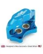 Blue 8.4" Mini Sport Mini 4 Pot Alloy Calipers