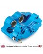 Blue 8.4" Mini Sport Mini 4 Pot Alloy Calipers