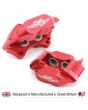 Red 8.4'' Mini Sport Vented 4 Pot Alloy Calipers