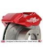 Red 8.4'' Mini Sport Vented 4 Pot Alloy Calipers