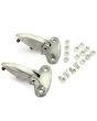 BMB36002/3 Pair of Mini boot lid hinges, finished in bare metal perfect for painting. Non Genuine (HMP441031)