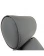 Cobra RS Mini Seat Headrest - Black soft grain vinyl with basketweave.