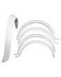 White Fibreglass Mini wheel arch kit