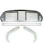 DHB10151 Mini Cooper 8 Bar external bonnet release grille kit, to fit all models 1967on.