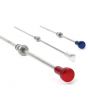 MSLMS0539 Stainless steel Classic Mini dipstick with an anodised red, blue or silver button top, to suit all Mini models