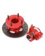 KAD1012070R KAD Mini rear brake disc and caliper conversion kit - red