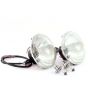 H4 7" Classic Mini Headlamps with plug and play connectors an bulbs