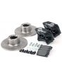 Cooper 8.4" Std 4 pot Alloy Caliper Brake Conversion Road Kit - Black