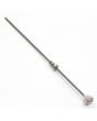 Classic Mini Cooper Knurled and Badged Dipstick - Silver