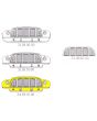 Mini Commercial Front Panel assembly options - Mini Van and Mini Pick-up models Mk4