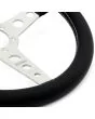 MOMO Prototipo steering wheel - Black with Silver sticthing and spokes 