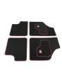 MSL5002 Mini Mini Sport Luxury Carpet Mat Set With Black & Red Binding