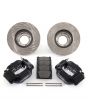 Black 7.9'' Mini Sport Vented Brake Kit with Alloy Calipers