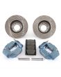 Gunmetal 7.9'' Mini Sport Vented Brake Kit with Alloy Calipers