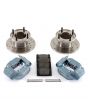 Gunmetal 7.5'' Mini Sport Brake Kit with 4 Pot Alloy Calipers