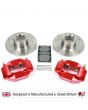 RED 8.4" Alloy 4 Pot Disc Brake Assembly