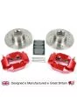 RED 8.4" Alloy 4 Pot Disc Brake Assembly