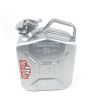 PH37.080 Steel Jerry fuel can from the Paddy Hopkirk Mini range finished in silver